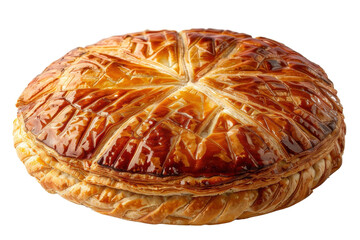 Galette des Rois Delight Isolated On Transparent Background