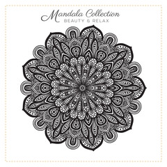 Abstract mandala pattern, Geometric shape, Unusual flower shape, golden color mandala design, Flower mandala, black and white mandala, pattern Vector illustration Islam, coloring book page,
