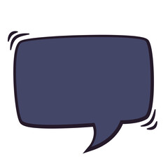 Naklejka premium Cute Speech Bubble