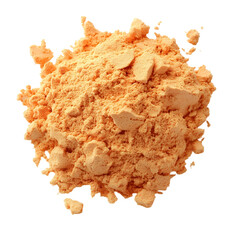Obraz premium Photography of Vibrant Sweet Potato Powder on Plain White background transparent png 