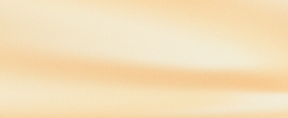 Light beige grainy gradient background, vanilla toned blurry cosmetics background, silk drapery backdrop