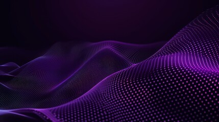 Abstract Purple Wavy Background