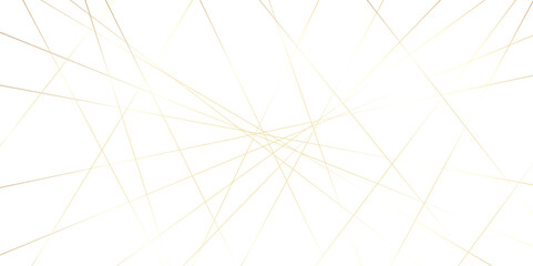 Abstract red and golden color line straight Vector in white background. geometric random chaotic line design with transparent background Vector Illustration.	