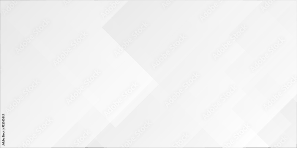 Wall mural modern white triangle square pattern. geometric business presentation digital minimal wave line. whi