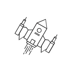 space icons collection. vector illustration