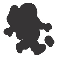 Space icon silhouette. vector illustration