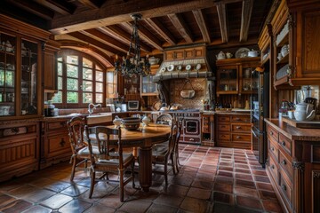 Fototapeta premium Interior of a French home