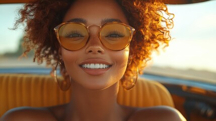 adventure beckons as a couple embarks on a road trip their faces lit with excitement the open road stretches before them promising new horizons and shared experiences