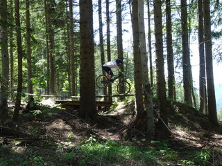 downhill biken