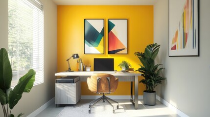 modern living room with fireplace