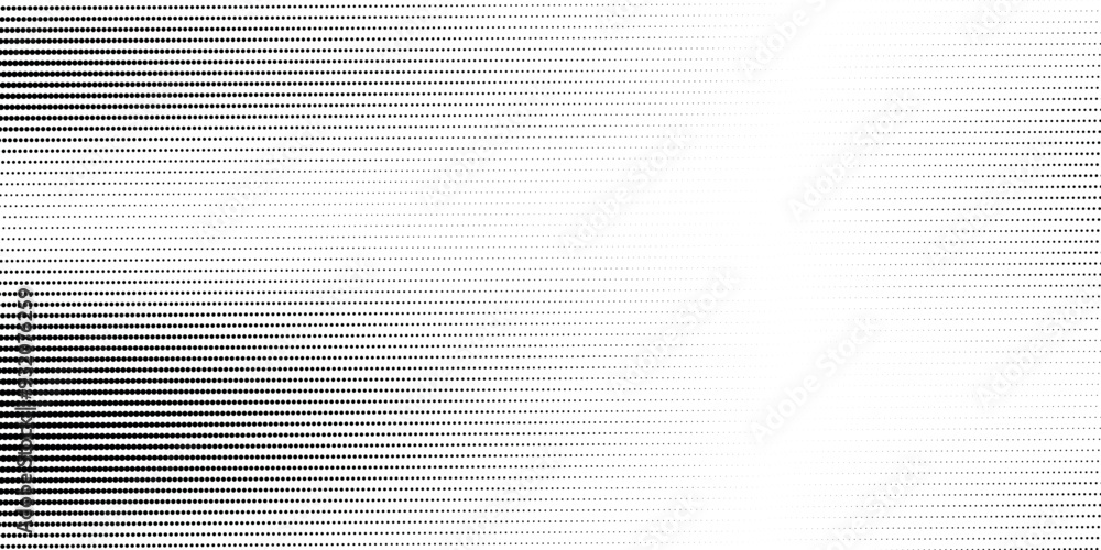 Poster dotted gradient halftone background. seamless horizontal dot pattern in pop art style. abstract mode