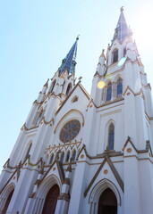 Cathedral Basilica of St. John the Baptist in Savannah, Georgia, USA
