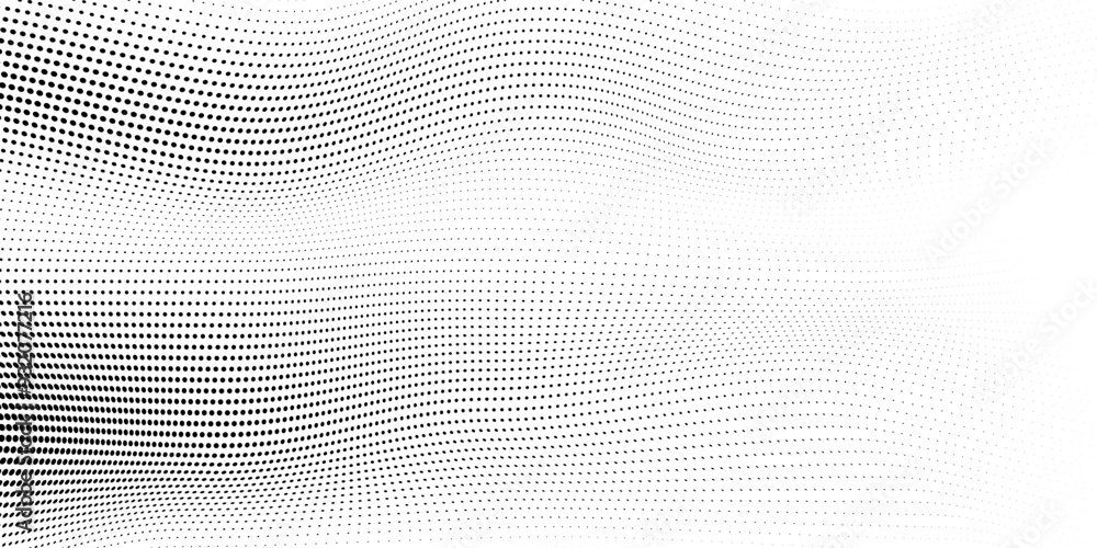 Poster dotted gradient halftone background. seamless horizontal dot pattern in pop art style. abstract mode
