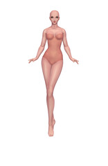 Body figure Croquis for fashion illustration and art 
