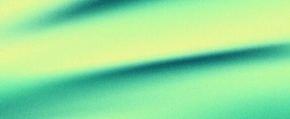 Glowing green grainy texture background blurred light gradient black green dark banner backdrop