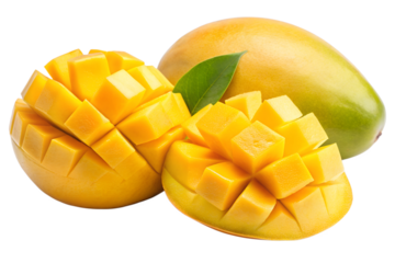 mango isolated on transparent background png