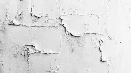 Obraz premium A white-on-white abstract composition, with subtle textures revealing hidden details.