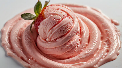 A sweety Icecream with white background 