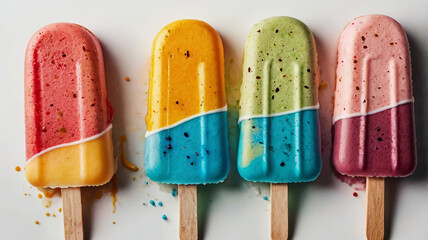 A sweety Icecream with white background 