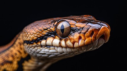 Obraz premium Close-up Portrait of a Snake