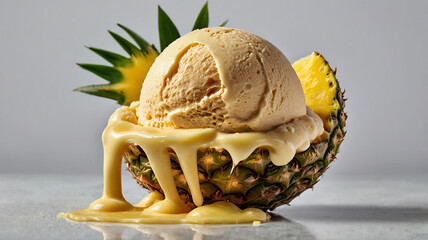 A sweety Icecream with white background 