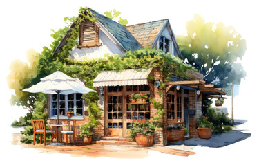 Obraz premium PNG Architecture building outdoors cottage.