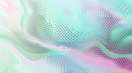 Obraz premium Abstract Colorful Background with Dots and Waves