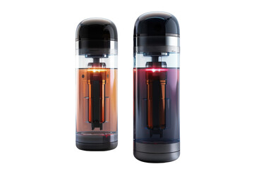 High-Tech Voice-Controlled Vaporizers Isolated On Transparent Background