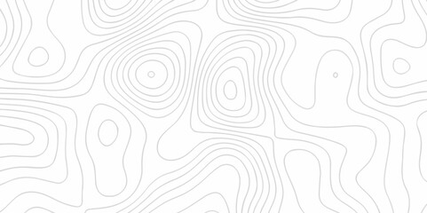 Abstract topographic map patterns, topography line map. The black on white contours topography stylized height of the lines. cotour map and line terrain path. Linear graphics. Vector illustration.