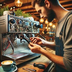 Espresso Machine Repair in Cozy Caf&eacute;