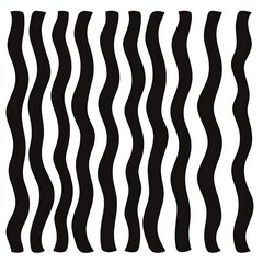 Silhouette of bacon strips with a classic wavy pattern, set against a white background.