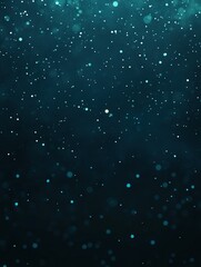 Obraz premium Abstract blue bokeh background with shimmering particles