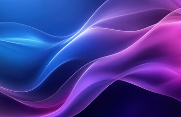 Fototapeta premium Abstract background, a blue and purple gradient color with smooth lines