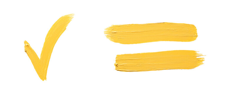 Pincelada amarillo