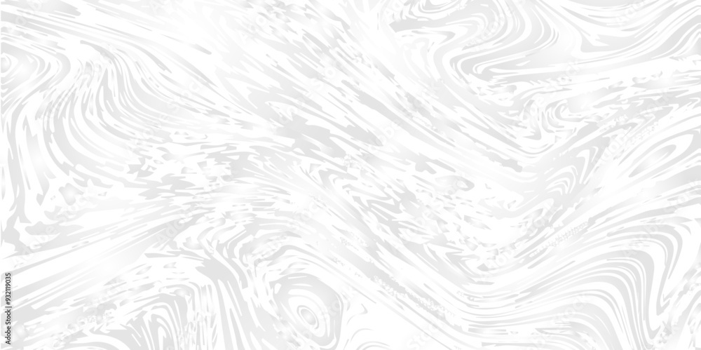 Wall mural abstract pattern white and gray marble texture and background. liquify swirl white and gray color ar