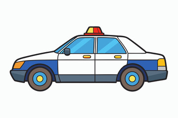 Law Enforcement Vehicle Vector Design art vector illustration