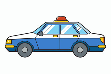 Law Enforcement Vehicle Vector Design art vector illustration