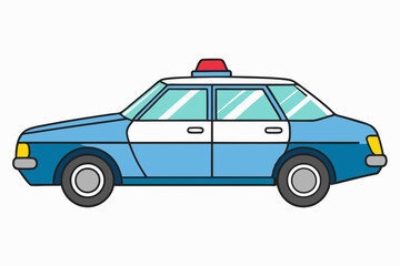 Law Enforcement Vehicle Vector Design art vector illustration