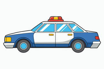 Law Enforcement Vehicle Vector Design art vector illustration