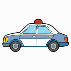 Law Enforcement Vehicle Vector Design art vector illustration