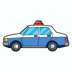 Law Enforcement Vehicle Vector Design art vector illustration