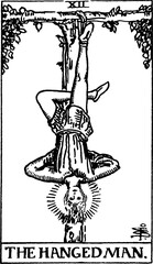 Hanged Man, an  individual major arcana tarot card 