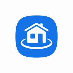 house neighborhood area territory icon