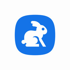 rabbit bunny animal icon sign