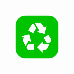 recycle arrows ecology icon sign