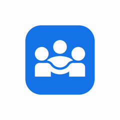 unity group togetherness collaboration icon