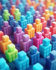 Obraz premium Diversity, equity, inclusion and belonging concept. DEIB. DEI