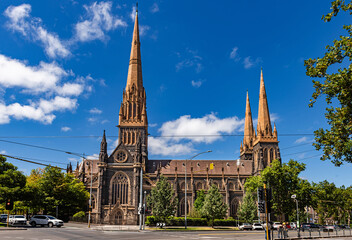 The Cathedral Church and Minor Basilica of Saint Patrick (colloquially St Patrick's Cathedral) is the cathedral church of the Roman Catholic Archdiocese of Melbourne in Victoria, Australia