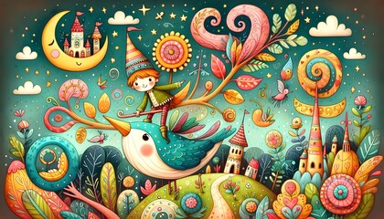 Mundos de Ensueño: Aventuras de Estrellas y Magia