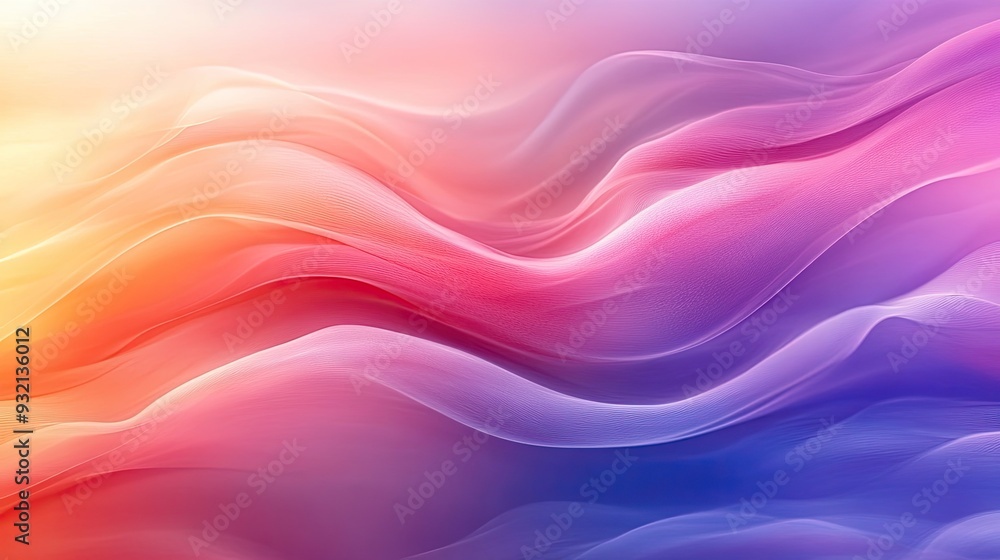 Aufkleber abstract background with flowing waves. perfect for creating a dreamy and ethereal atmosphere in you